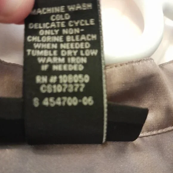 Vintage Y2k 2006 Lane Bryant Plus Size 18/20 Women's Metallic Tan Blouse - Picture 6 of 6